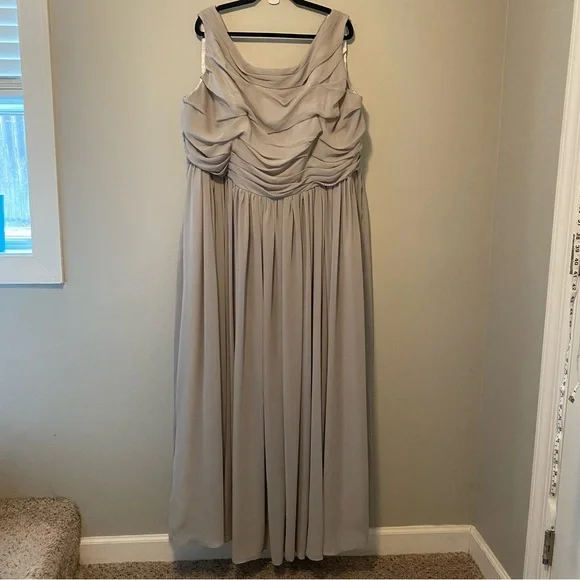 Simply Bridal | Dresses | Light Gray Long Formal Dress 26w | Poshmark